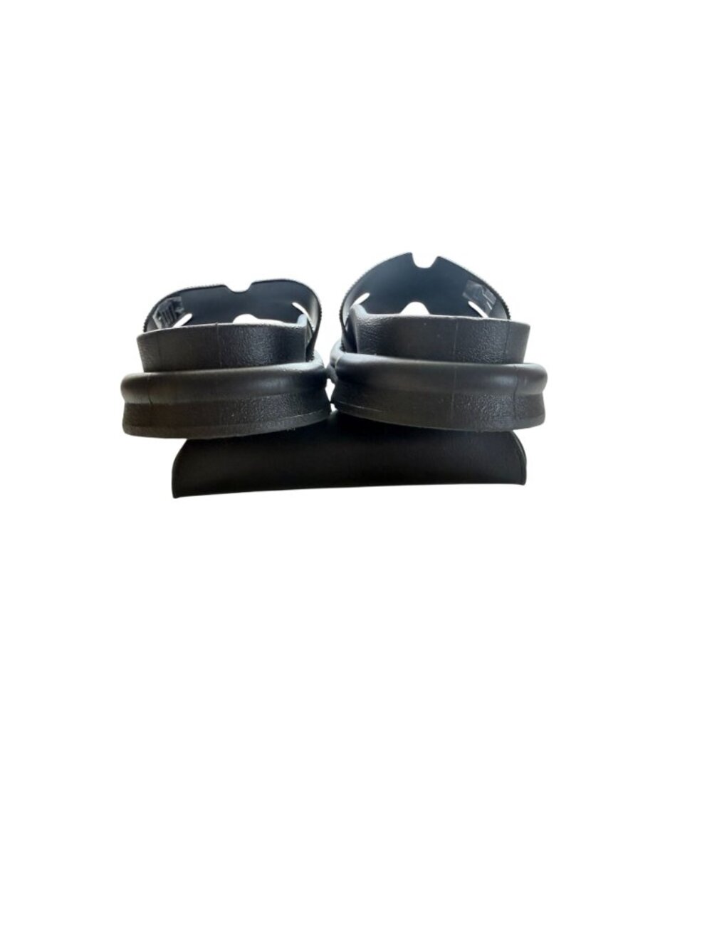 MIA Slide Sandals Women's Size 6 H-Cut Double Band Textured Comfort Slides Black - Picture 4 of 7